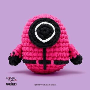 The Woobles Squid Game Red Guard Crochet Kit-Kit for Beginners-NEW SEALED
